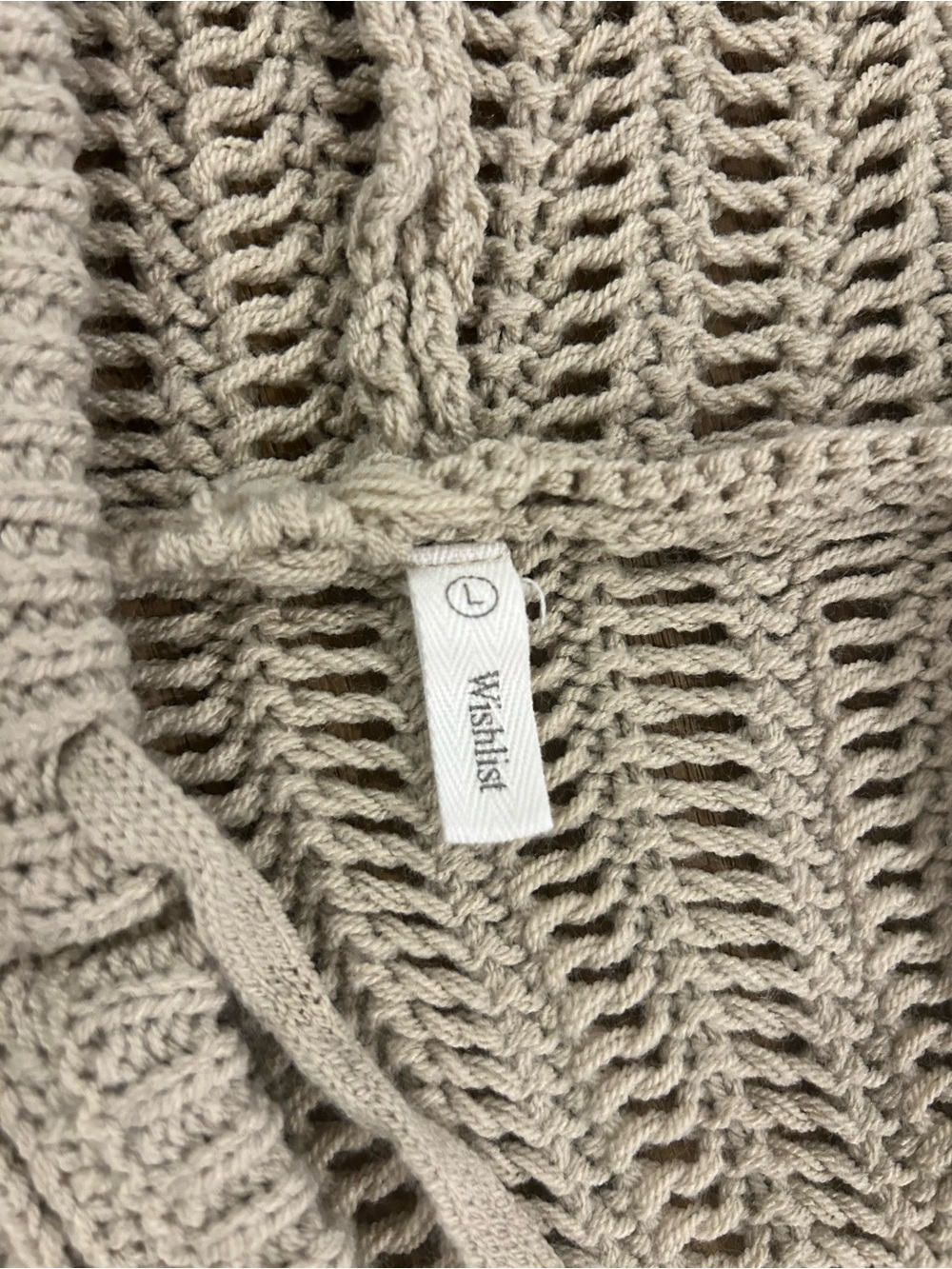 Wishlist Open Knit Hooded Sweater - Picture 4 of 9